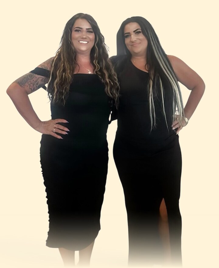 Nicole and Michele, the twin sisters who run Twice the Magic Events
